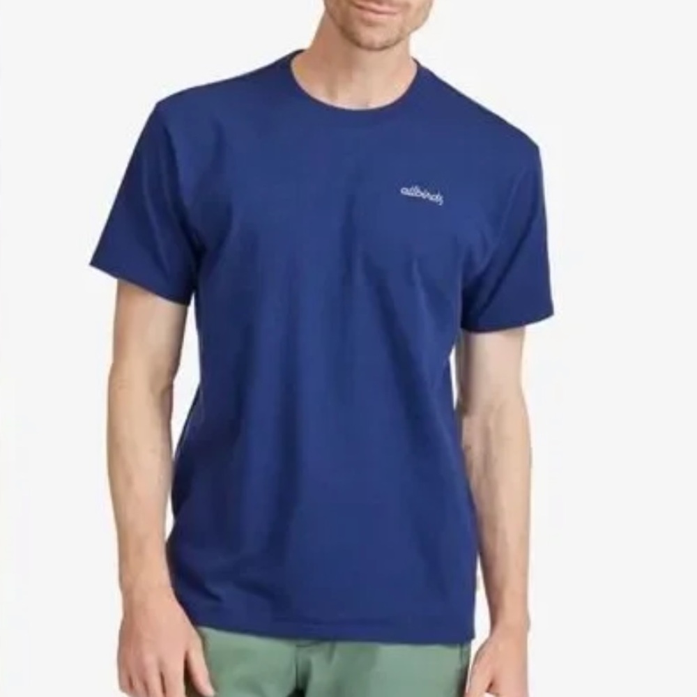 Allbirds Men's Allgood Cotton Tee Deep Navy Size M NWOT